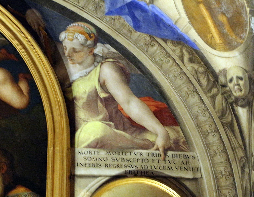  174-Sibilla eritrea-Cappella di Eleonora, Palazzo vecchio- Firenze